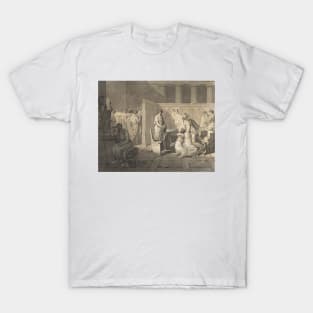 Study for The Lictors Bringing Brutus the Bodies of his Sons by Jacques-Louis David T-Shirt